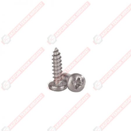 Dın 7981 Inox Yıldız Silindir Başlı Sac Vidası (Ysb) A2-A4